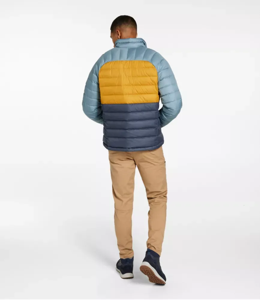 Jaqueta de Penas Masculina Bean, Colorblock