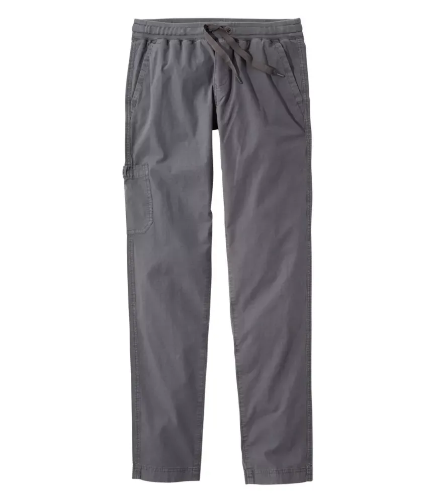 Calças Femininas de Ripstop Elásticas, Corte Fino