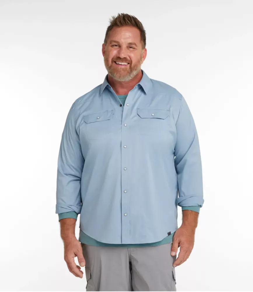 Camisa de Pesca West Branch para Homens, Manga Comprida