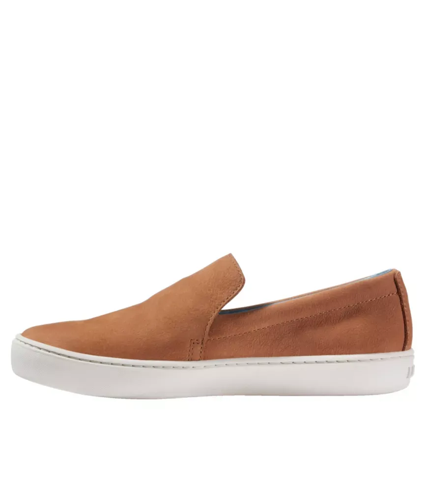 Sapatilhas Femininas Slip-On de Couro Eco Bay