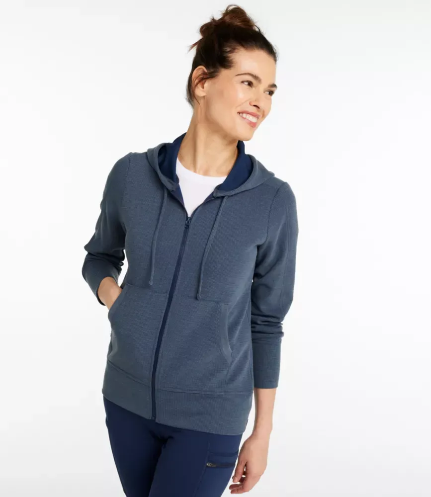 Jaqueta Feminina Mountainside Micro Waffle com Zíper Completo