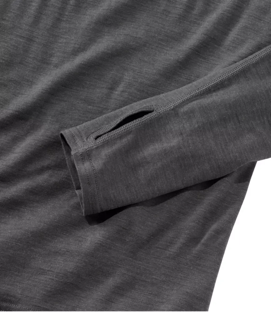 Camisola Base Ultraleve 150 de Lã Cresta para Mulher, Com Capuz