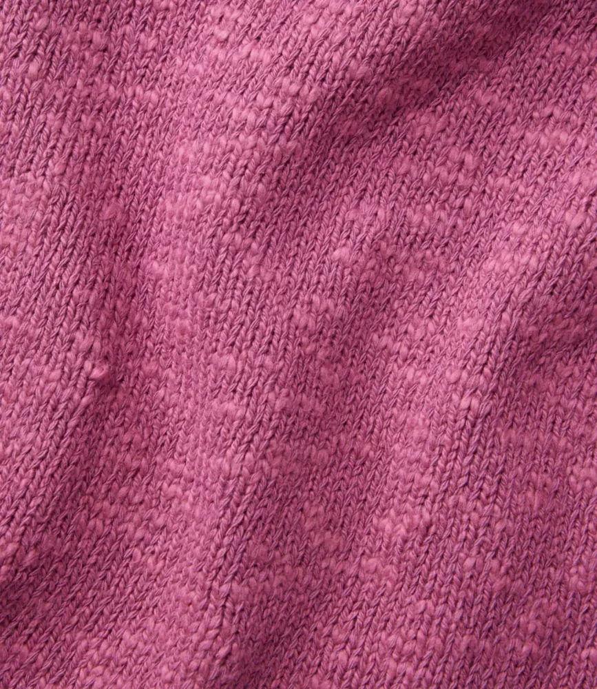 Suéter de Algodão Feminino, Gola Redonda