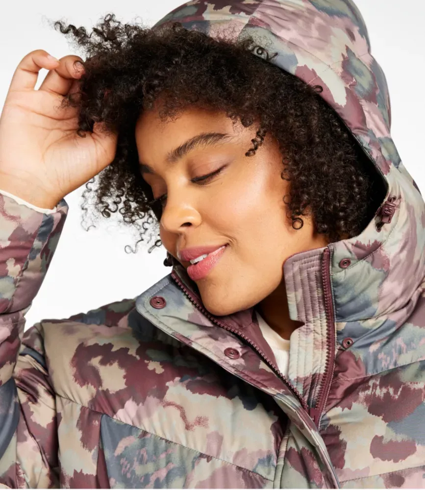 Jaqueta Puffer Feminina Popham, Estampada