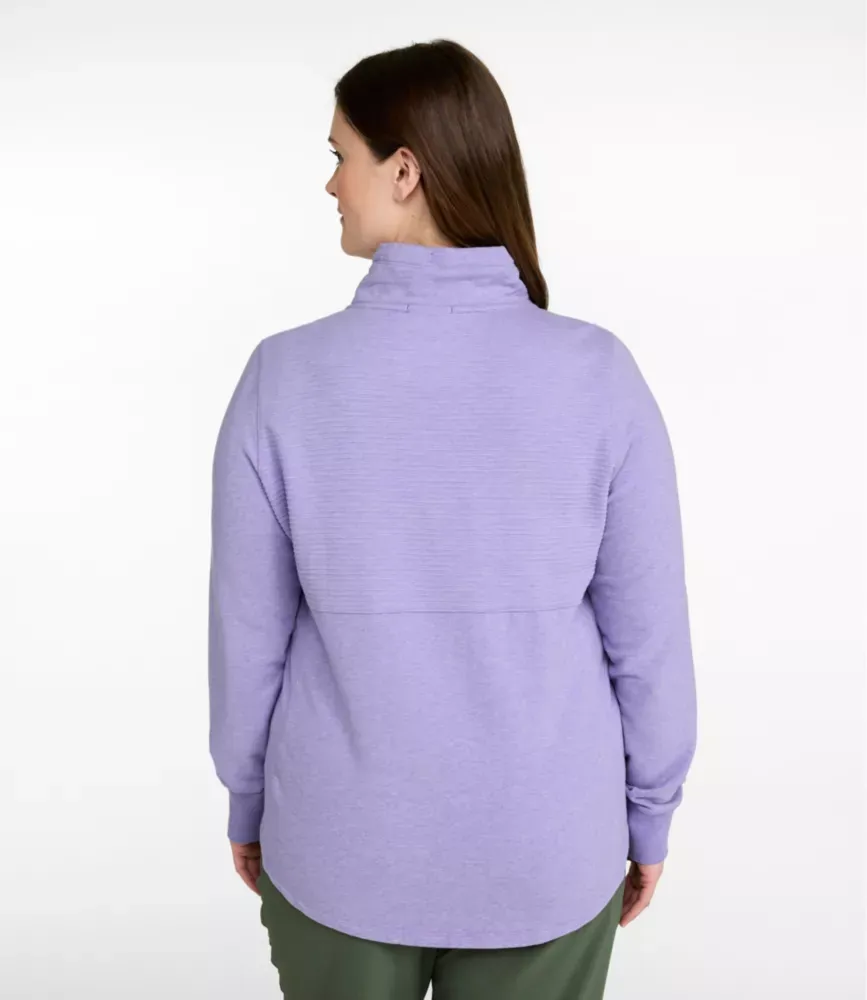 Moleton Feminino L.L.Bean Cozy Misturado em Malha