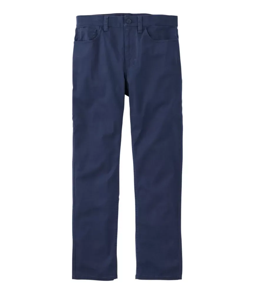 Calças de Lona Performance BeanFlex® para Homem, Cinco Bolsos, Corte Padrão, Perna Reto