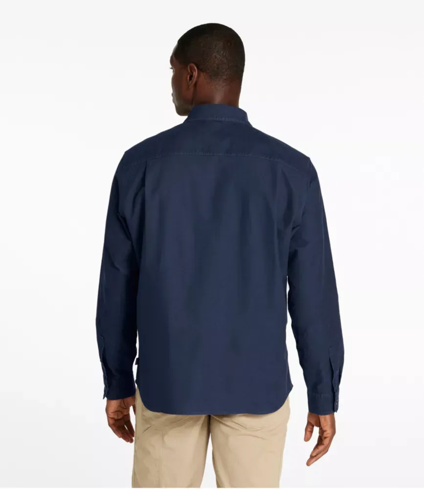 Camisa de Moleskin para Homens Bean, Corte Ligeiramente Ajustado, Sem Amarração