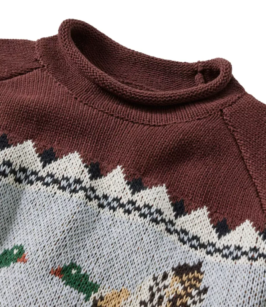 Suéter de Gola Rolê Masculino em Algodão Orgânico Signature