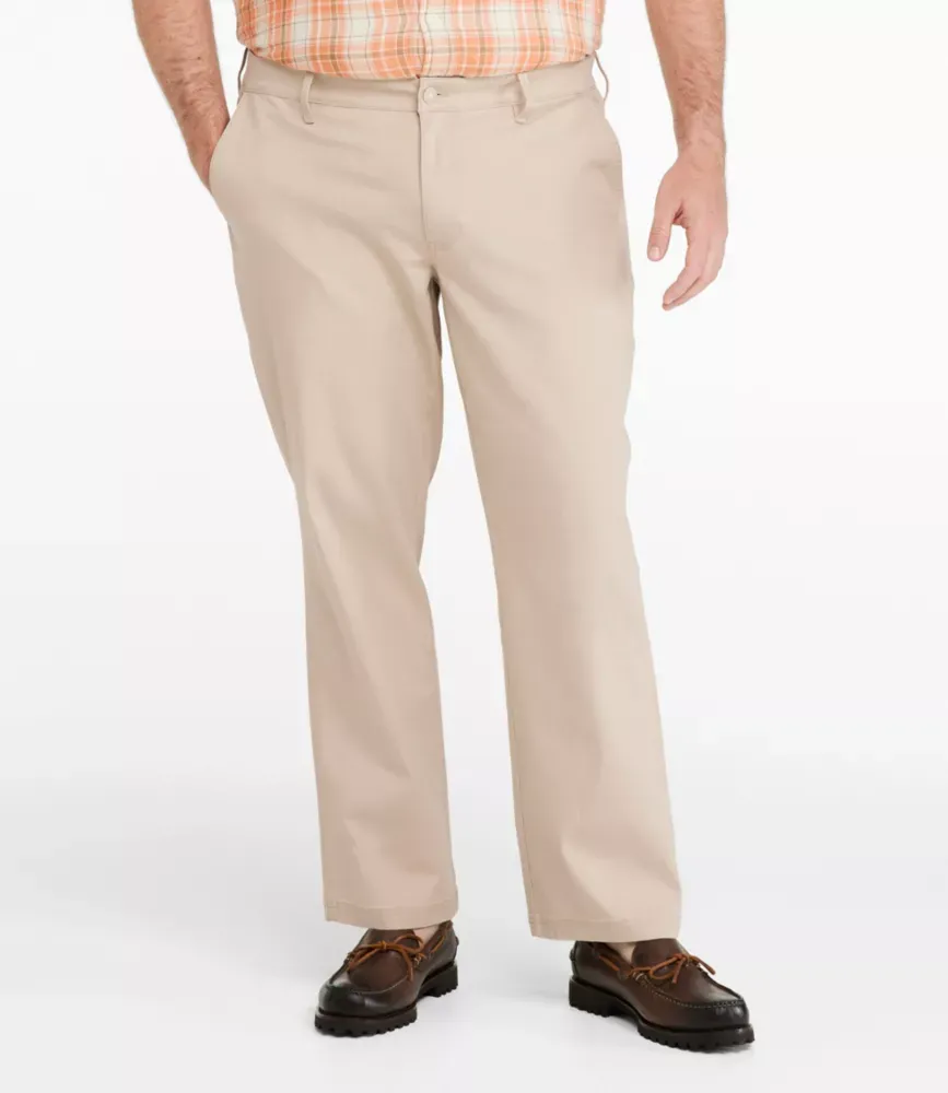 Calças de Lona Performance BeanFlex® para Homem, Chinos, Corte Padrão, Perna Reto