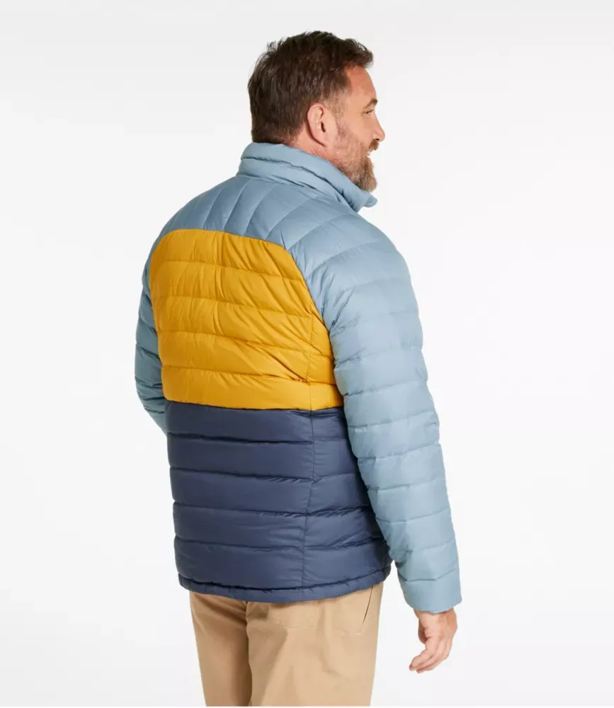 Jaqueta de Penas Masculina Bean, Colorblock