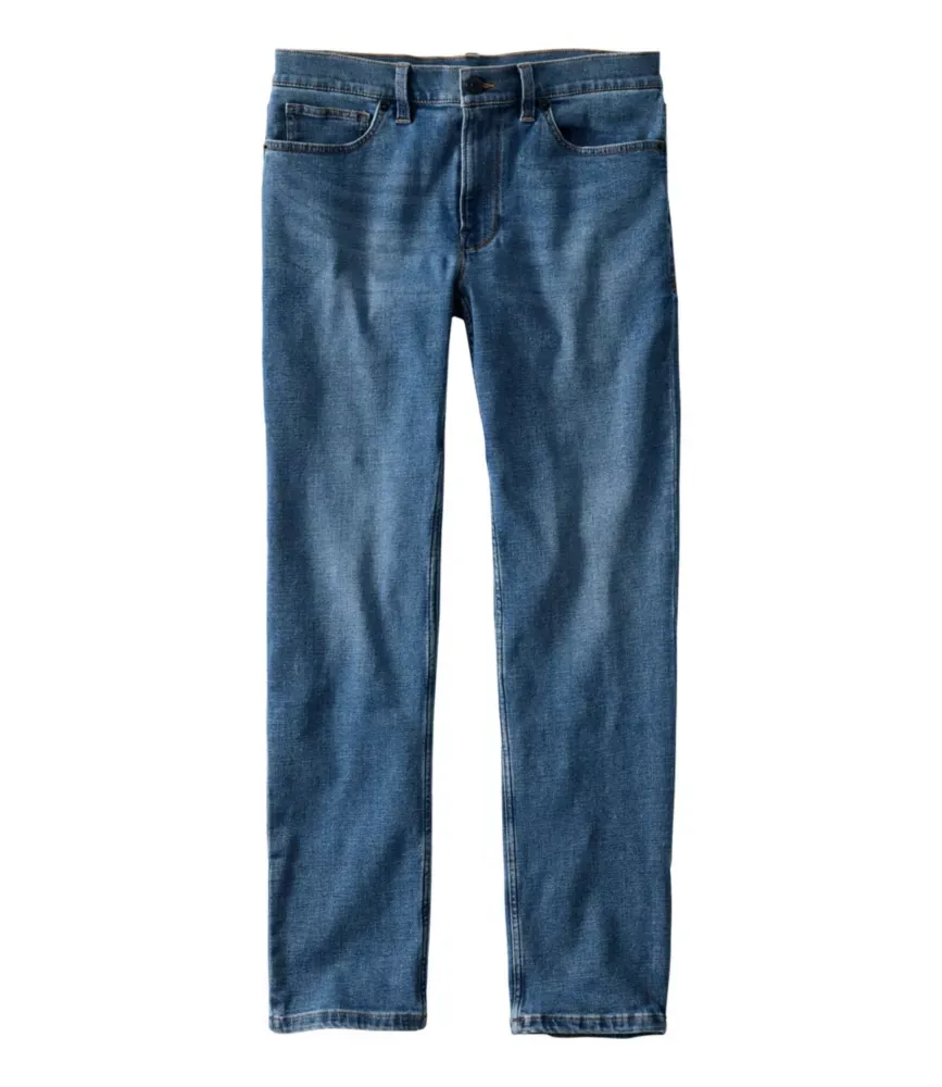 Calças Jeans Masculinas Comfort Stretch Performance®, Corte Padrão, Perna Reto
