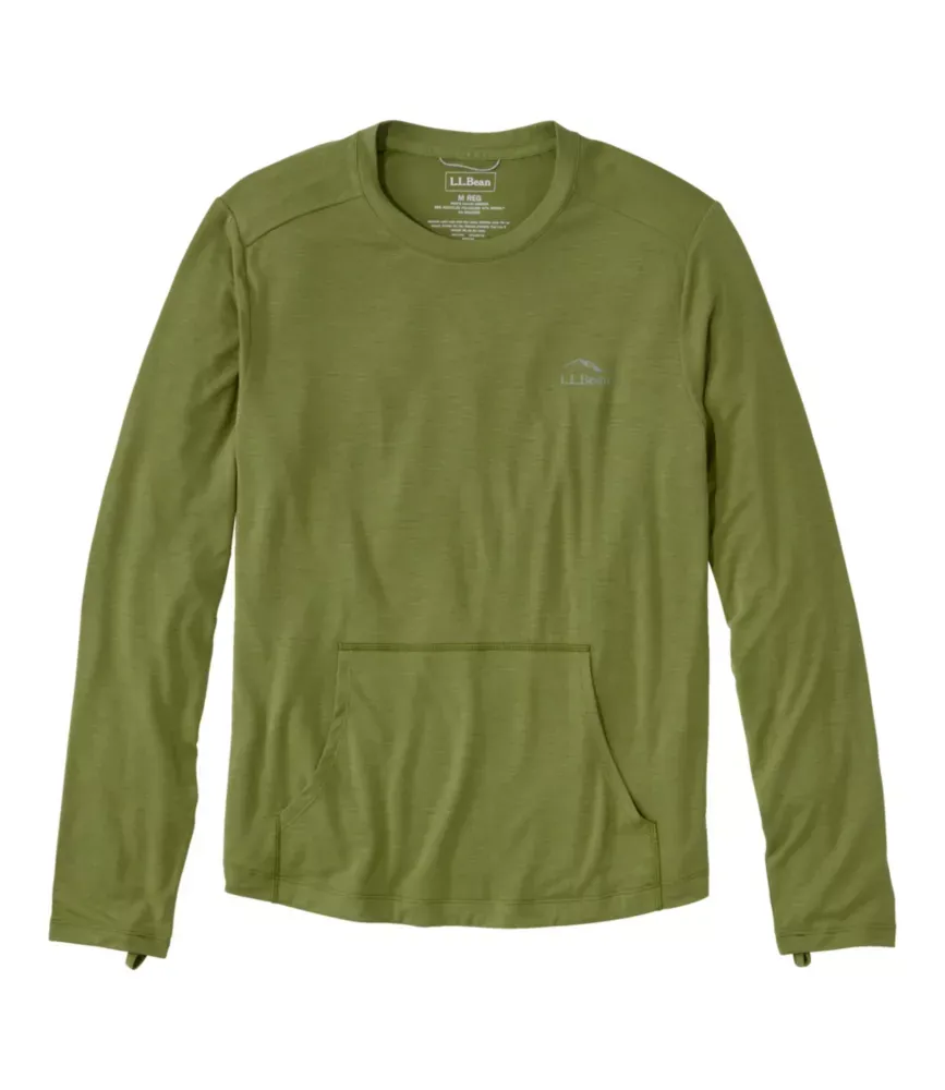 Camiseta Masculina Tropicwear Comfort Crew, Manga Longa