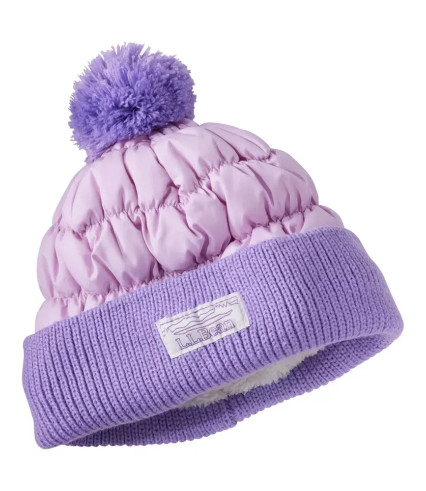 Boné de Puffer Infantil com Pom