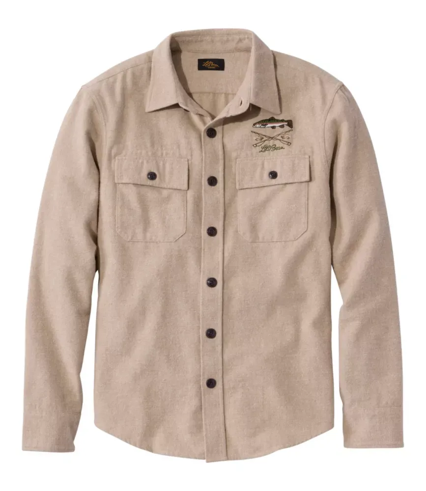 Camisa de Chamois Signature 1933 para Homens, Corte Slim, Estampado