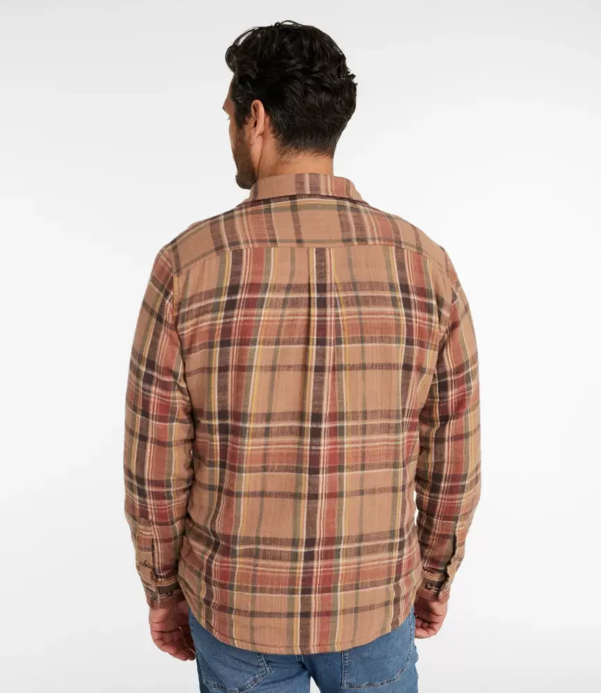 Camisa de Flanela Masculina 1912, Forrada, Corte Levemente Ajustado, Sem Amarração, Xadrez