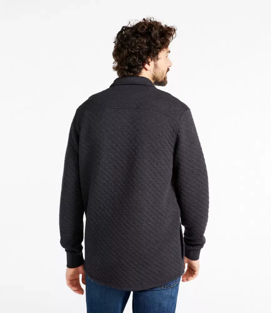 Sweatshirts de Homem com Padrão em Quilting, Sobretudo com Botões