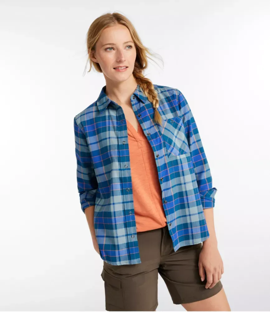 Camisa Feminina de Desempenho Escovada Mountainside