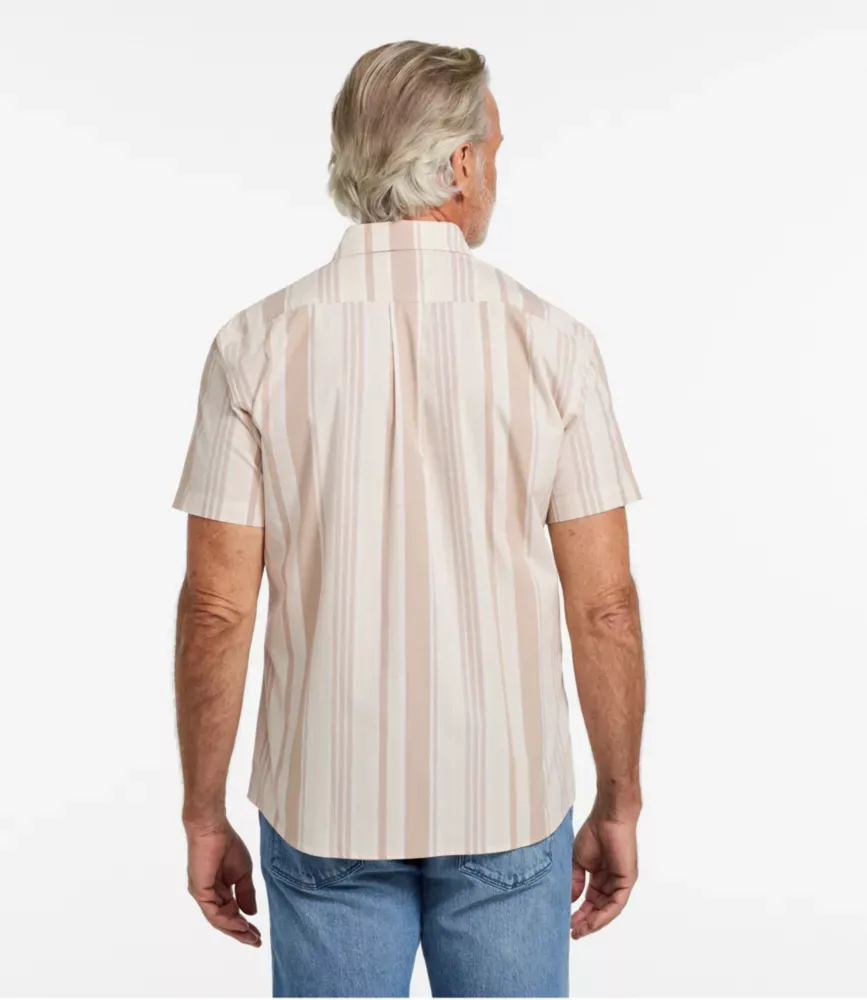 Camisa Masculina Signature Stretch Poplin, Manga Curta, Corte Slim
