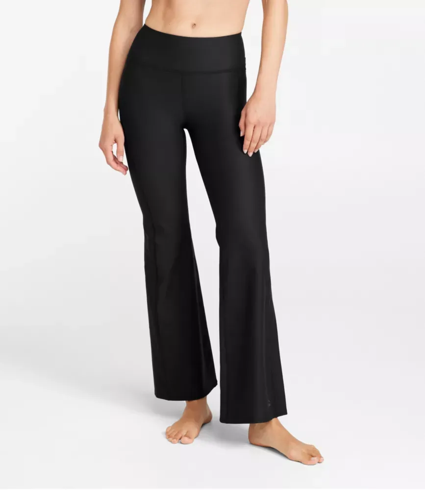 Leggings Femininos L.L.Bean Everyday Performance, Cintura Alta com Abertura