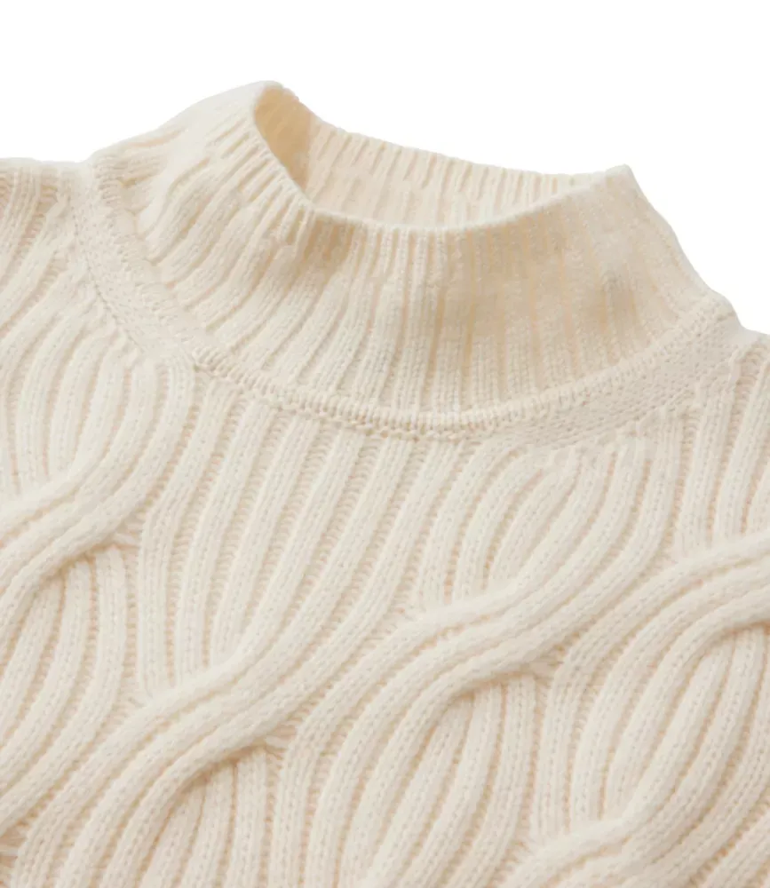Suéteres de Cashmere Premium Signature Femininos, Gola Alta