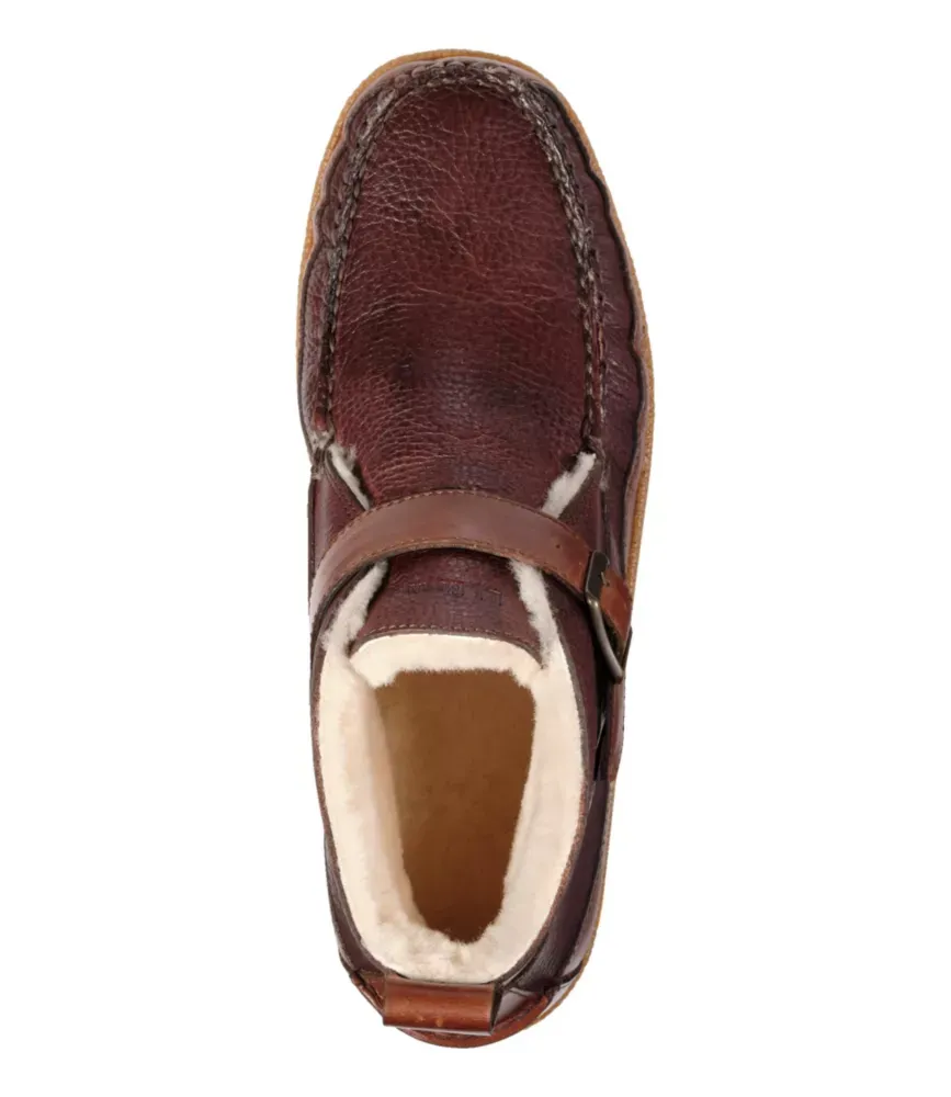 Botas Lodge Moc com Fivela Vibram® para Homens, com Forro de Lã