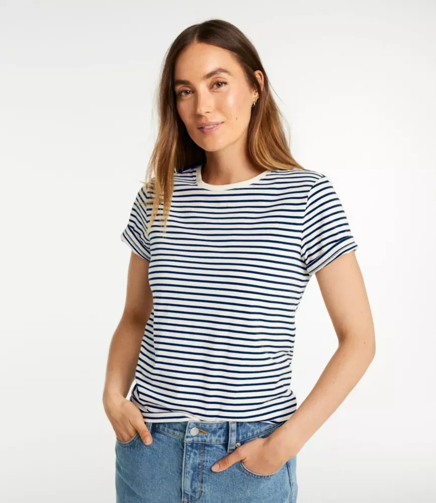 Camiseta Essencial Premium Signature Feminina, Manga Curta Inovadora
