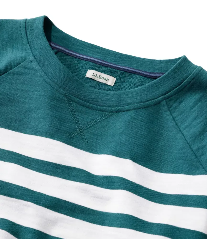 Moletom com Gola Redonda Peaks Island Feminino, Listrado