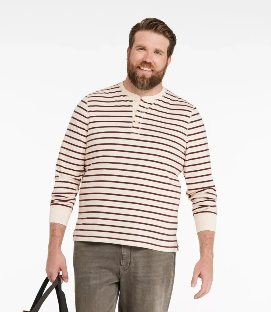 Camisa Masculina Signature Northwoods, Manga Comprida, Listrada
