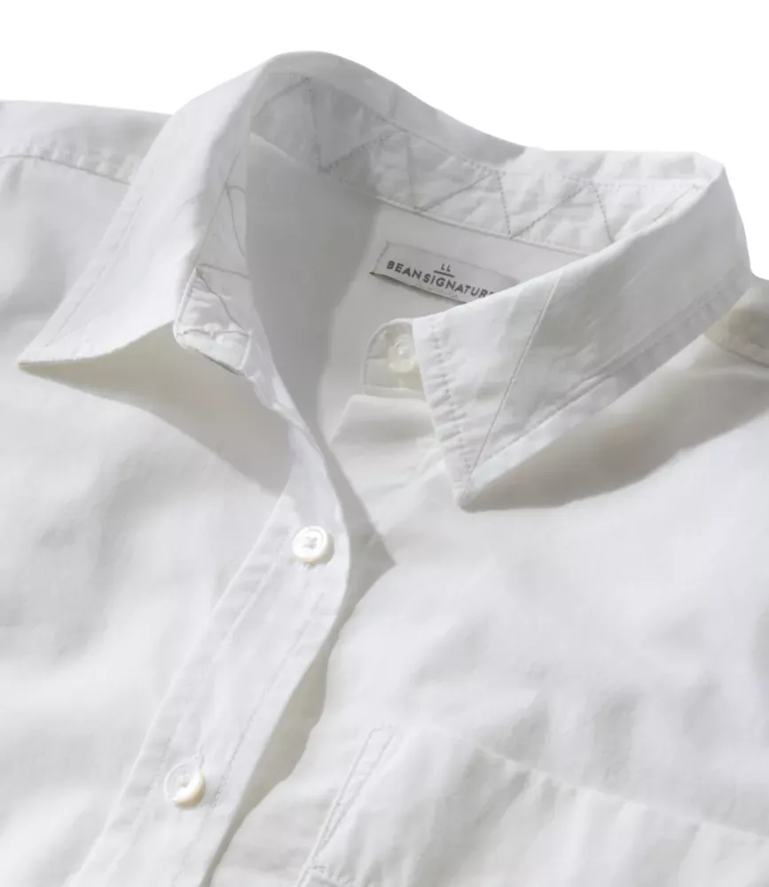 Camisa Feminina Signature Premium Essencial Poplin, Manga Comprida