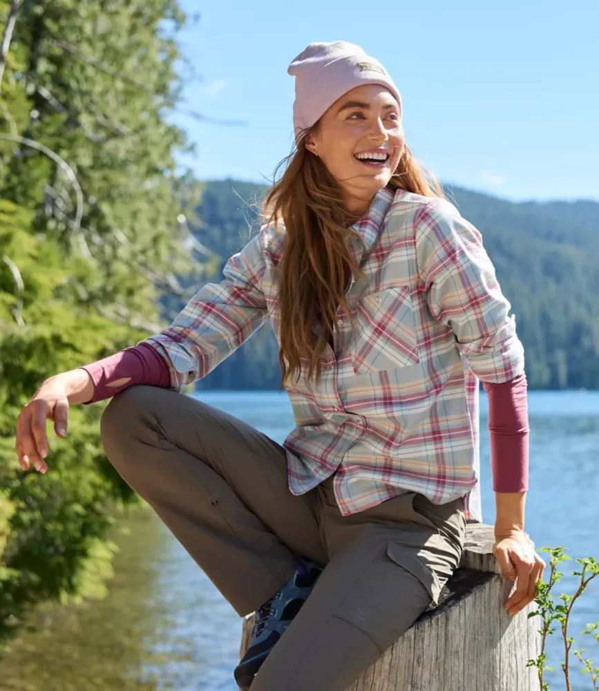 Camisa Feminina de Desempenho Escovada Mountainside