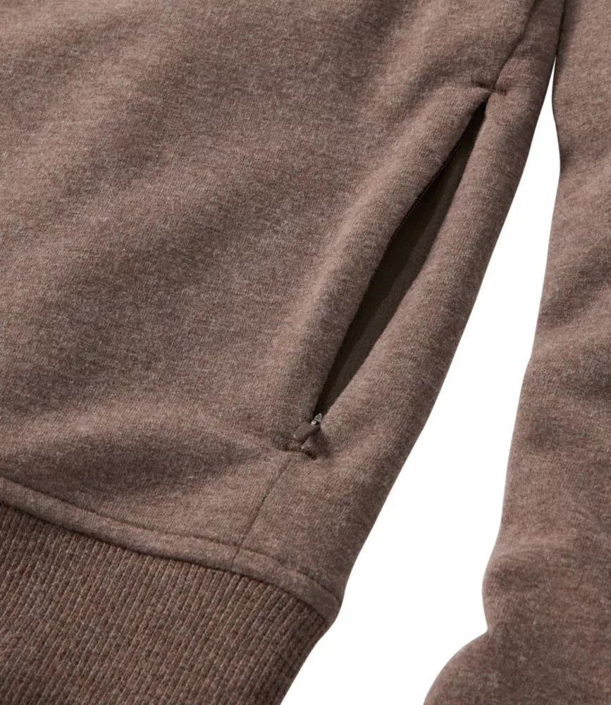 Sweatshirt Feminino L.L.Bean Cozy, Com Zíper Completo