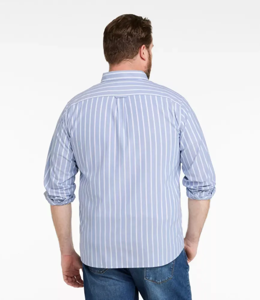 Camisa Oxford de Algodão Pima Premium Signature Masculina, Manga Comprida