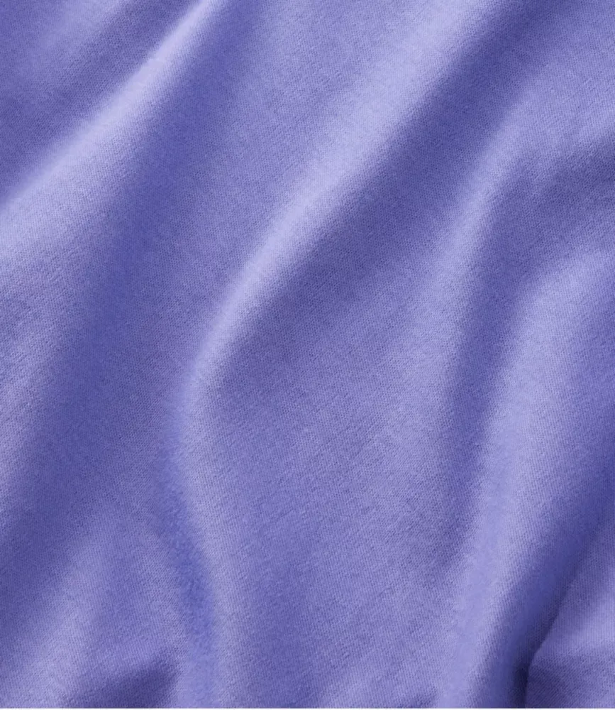 Camiseta Feminina de Algodão Pima, Gola Quadrada Macia com Manga até o Cotovelo