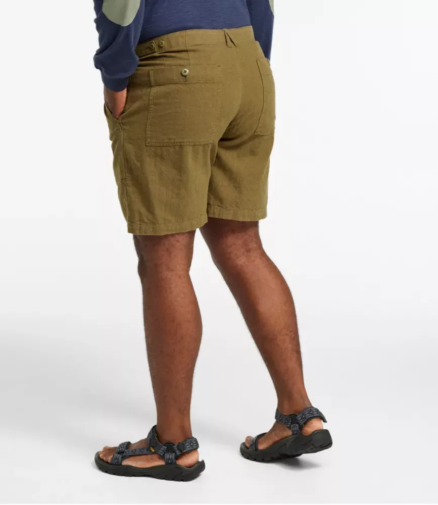 Calças Curtas Herringbone Signature para Homem, 8"