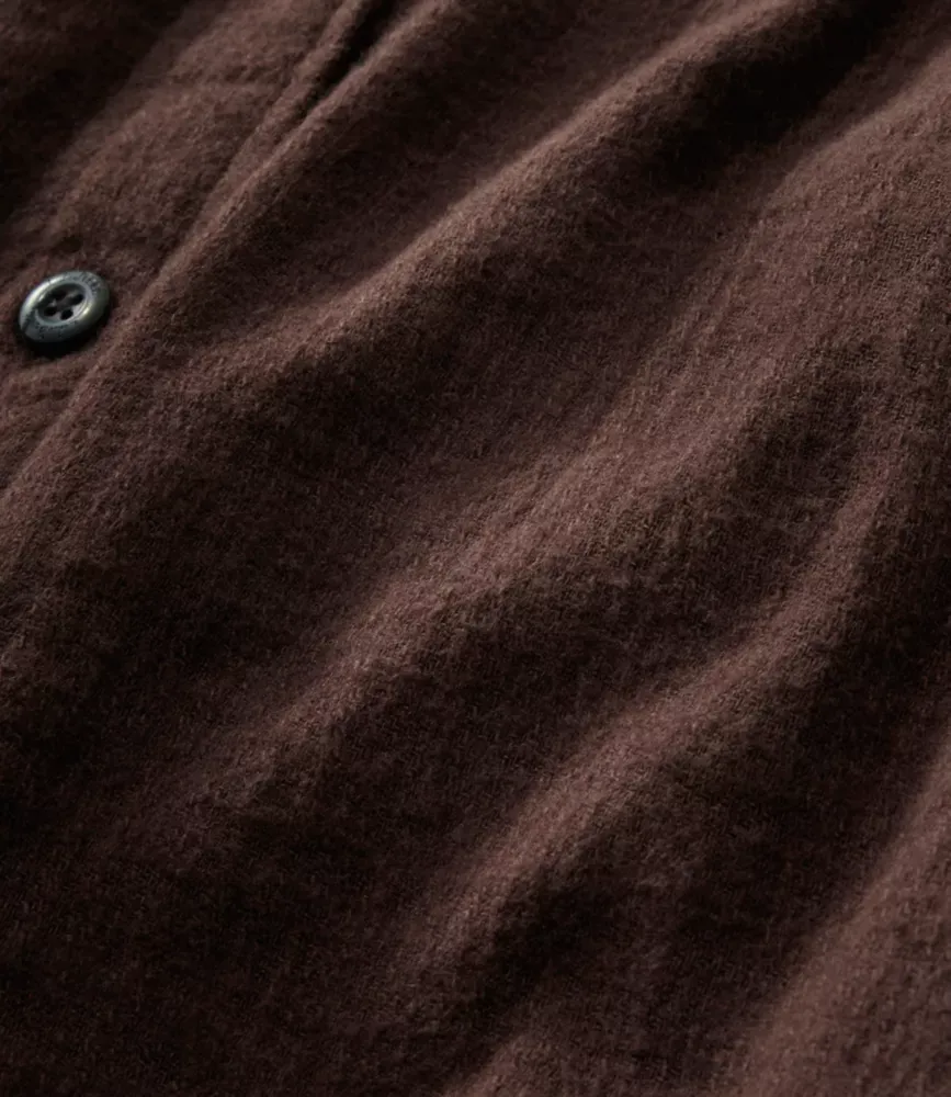Camisa de Flanela para Homens 1912, Forrada, Corte Levemente Ajustado, Sem Amarrar