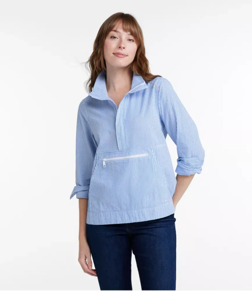 Anorak de Seersucker para Mulheres Vacationland