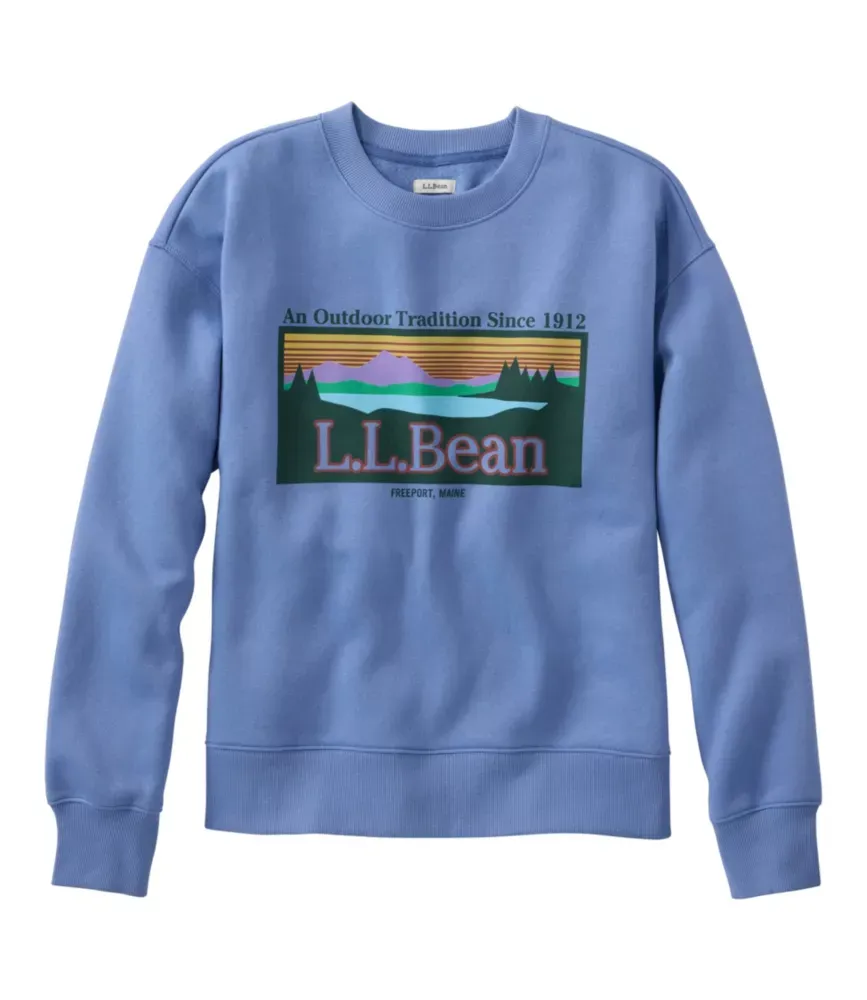 Moletom Essencial Feminino, Gola Redonda com Logotipo