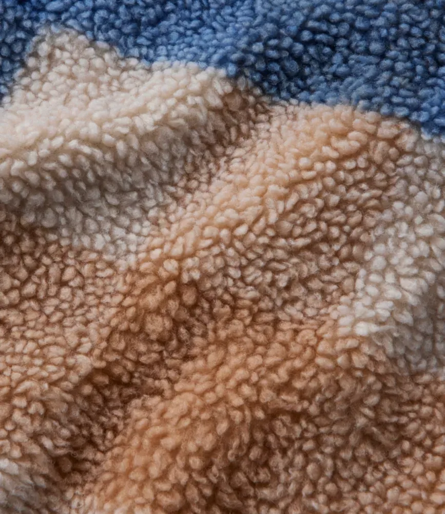 Casaco Feminino de Fleece Sherpa Bean, Estampado