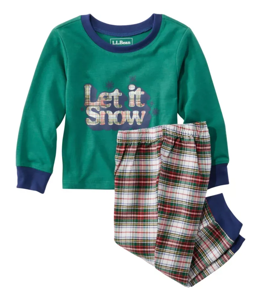 Pijamas de Flanela L.L.Bean para Crianças Pequenas