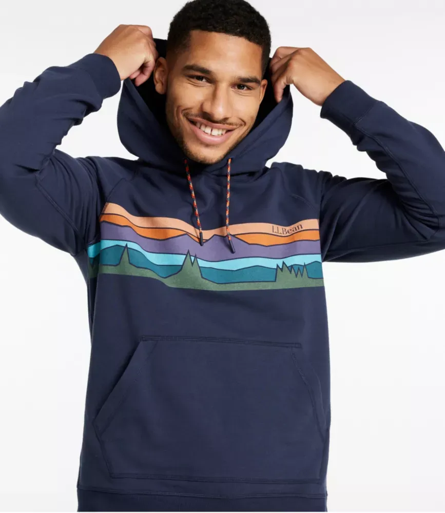 Moleton Masculino Bean's Comfort Camp com Capuz, Estampado