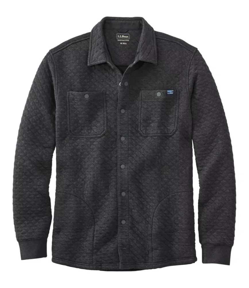 Sweatshirts de Homem com Padrão em Quilting, Sobretudo com Botões