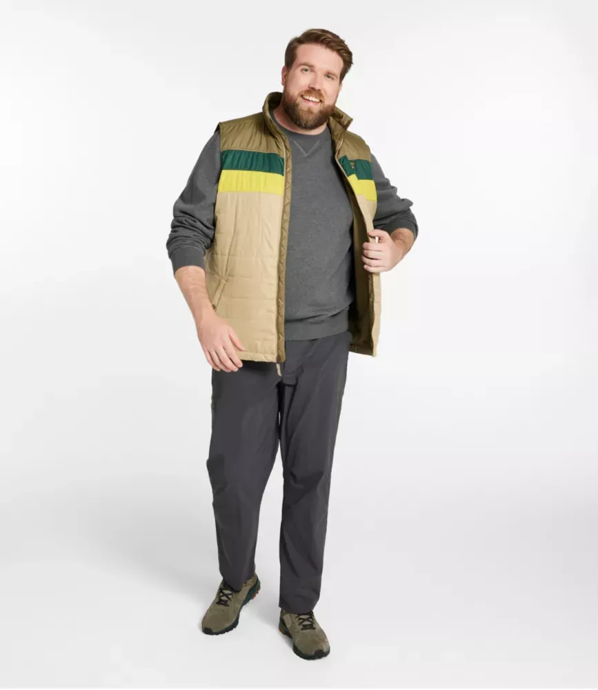 Vestido de Puff Clássico de Montanha para Homens, Colorblock
