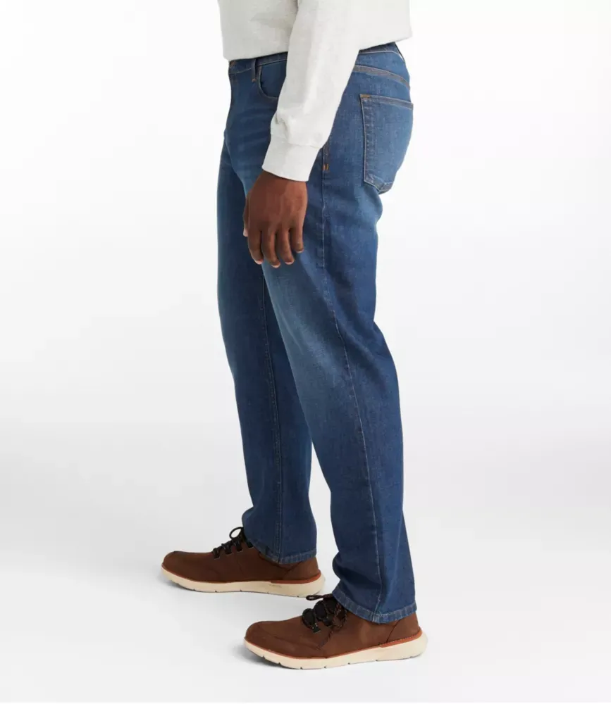 Calças Jeans Masculinas Vintage 1912, Corte Slim, Perna Retta