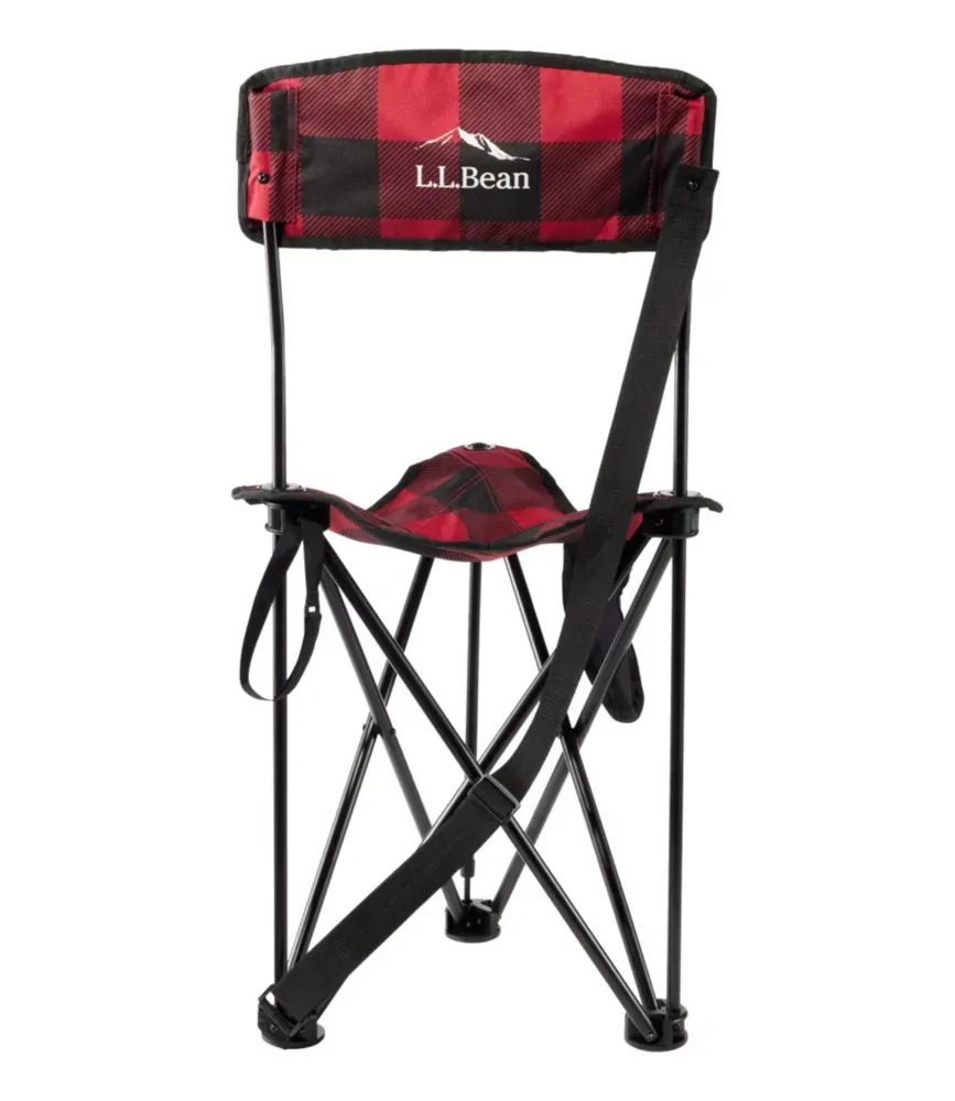 Cadeira de Acampamento L.L.Bean Access Tripé, Xadrez