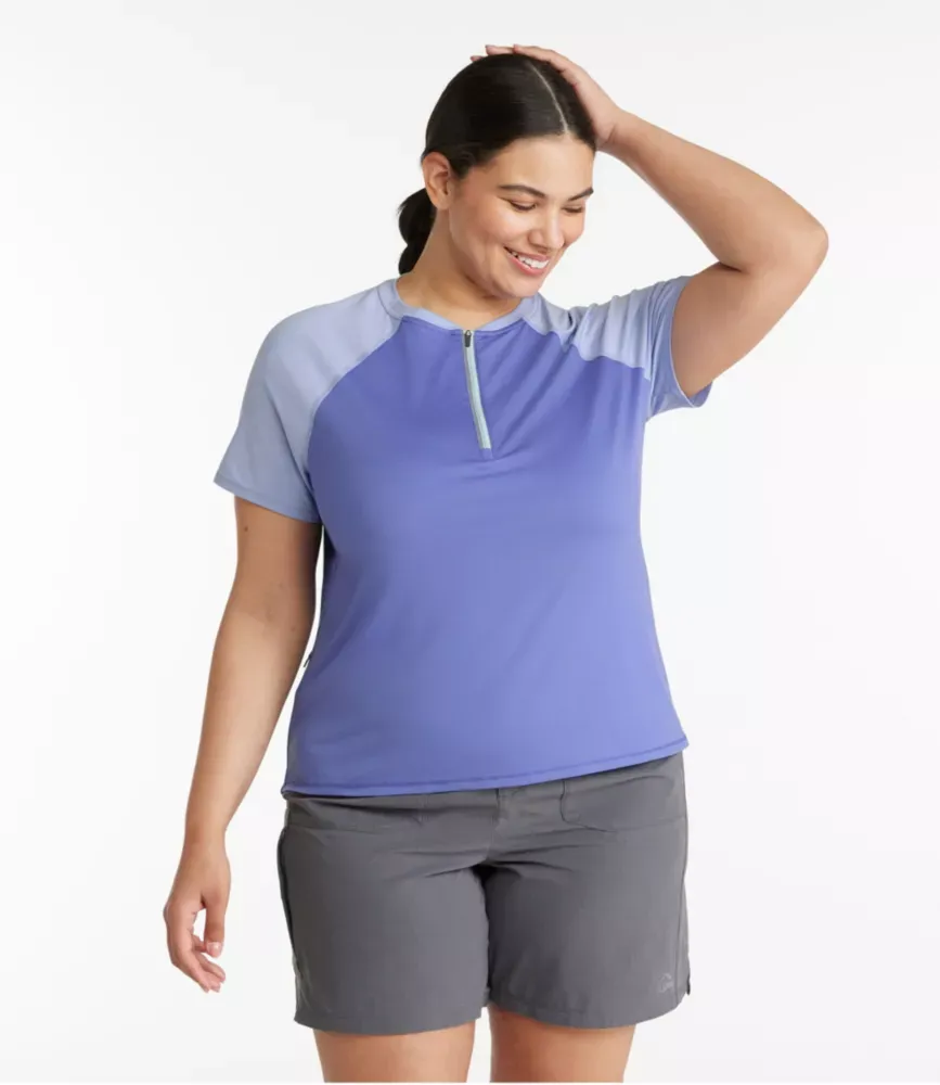 Camisola de Ciclismo Feminina, Manga Curta