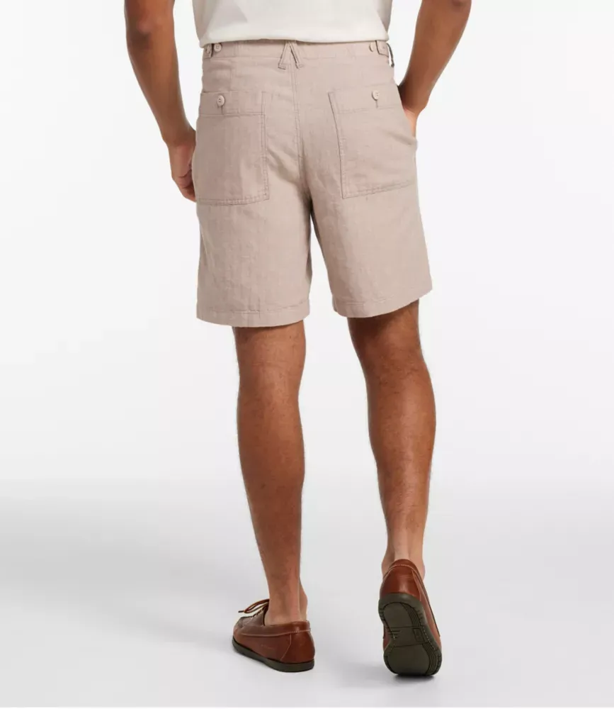 Calças Curtas Herringbone Signature para Homem, 8"
