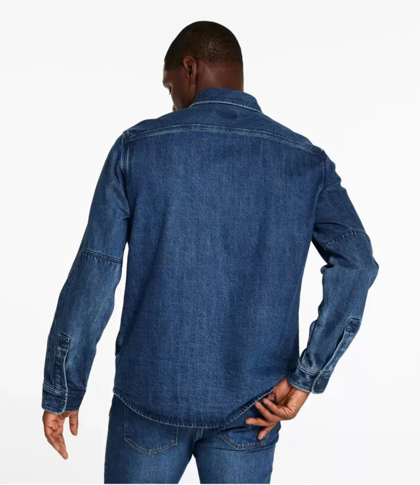 Camisa de Trabalho em Denim Signature para Homens