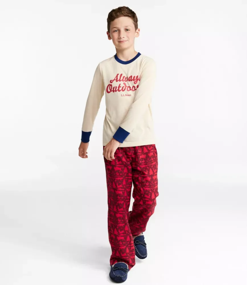 Pijamas de Flanela L.L.Bean para Crianças