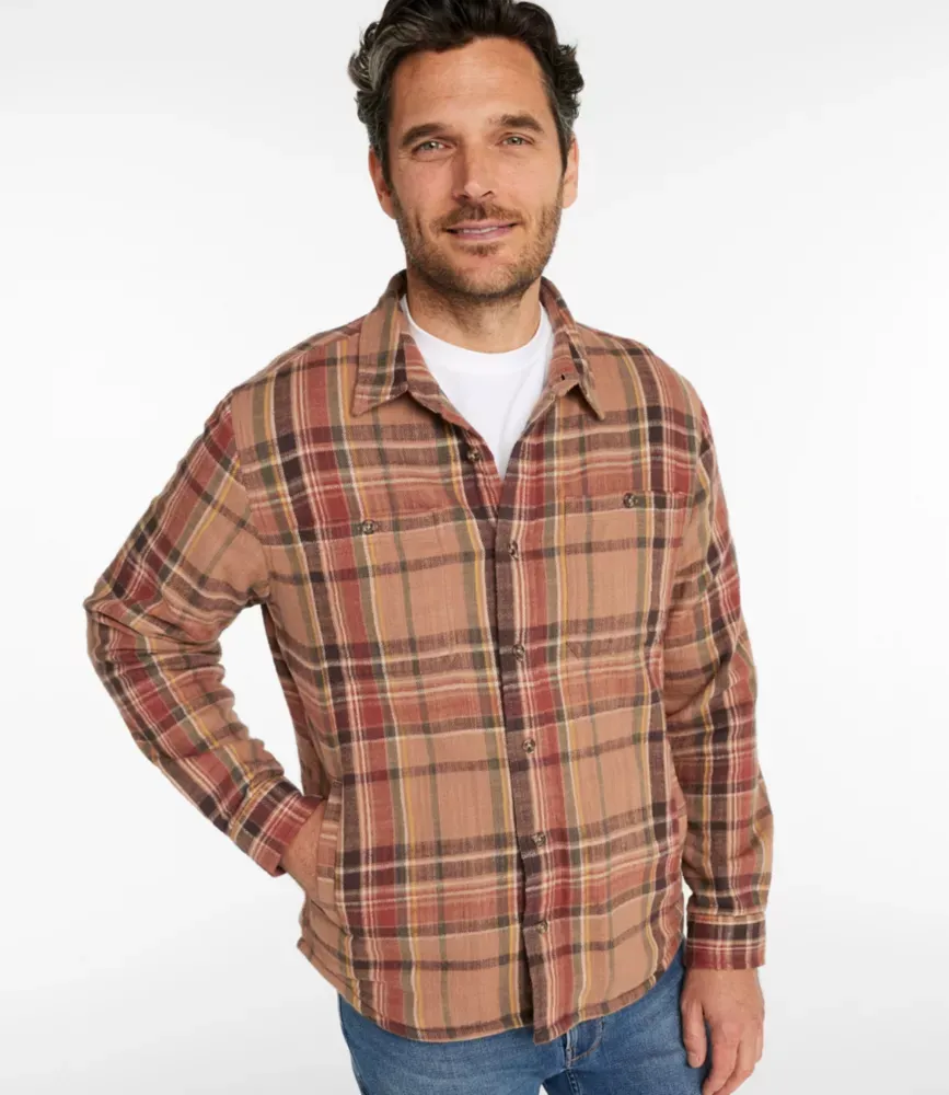 Camisa de Flanela Masculina 1912, Forrada, Corte Levemente Ajustado, Sem Amarração, Xadrez
