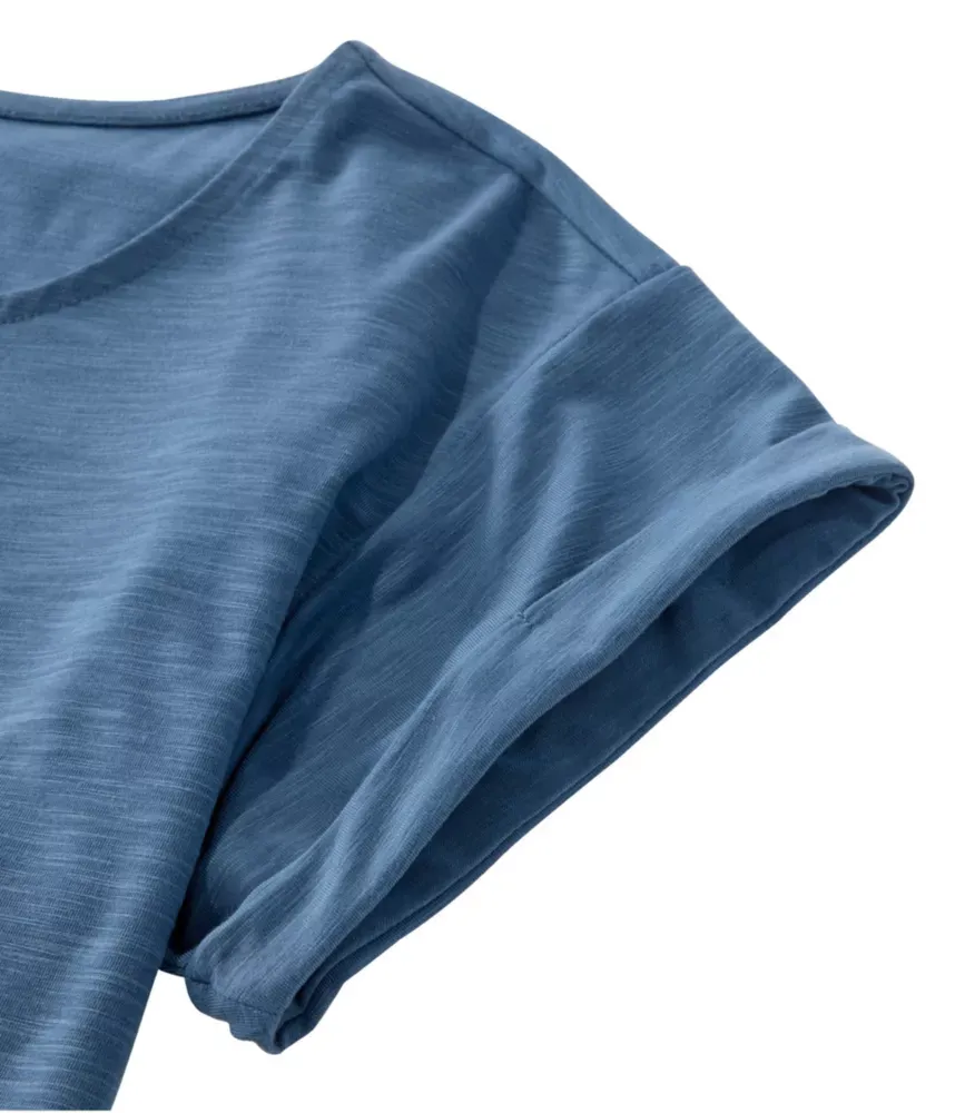 Camiseta Feminina Camden Hills, Manga Curta